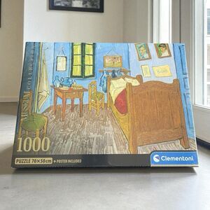 Clementoni Vincent Van Gogh Jigsaw Puzzle Bedroom in‎ Arles 1000 piece Complete